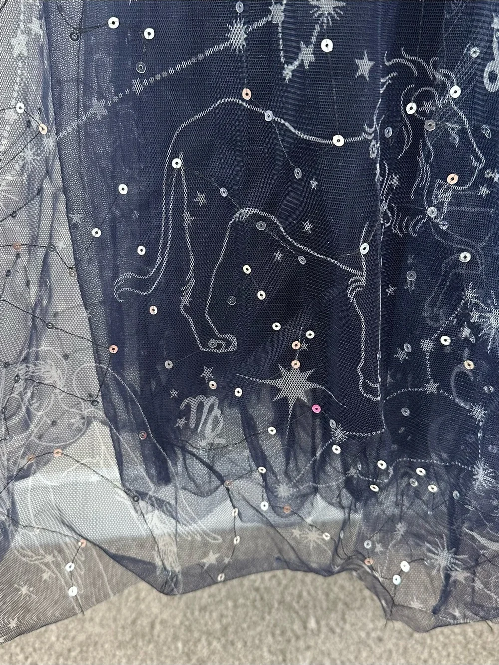 Staud Bettina Gown Zodiac Constellation Tulle SZ US 10 - Picture 5 of 9